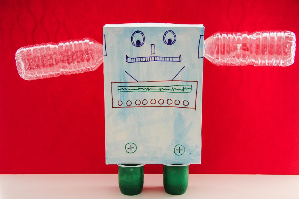 Creează un Reciclobot: reciclarea creativă