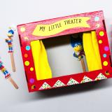 Make your own Dino Puppet Theater