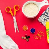 Make your own sock snowman