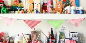 Decorează camera copilului cu stegulețe ghirlandă