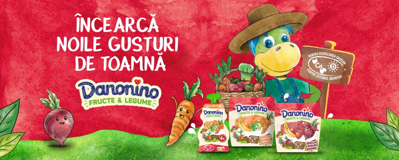 Descopera Danonino Fructe si Legume