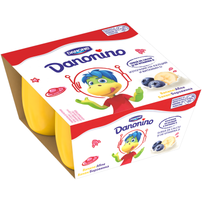 Danonino afine/banane 4x50g Danonino afine/banane 4x50g