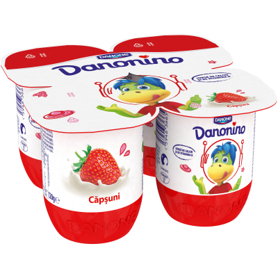 Danonino iaurt cu căpșuni 120g Danonino iaurt cu căpșuni 120g