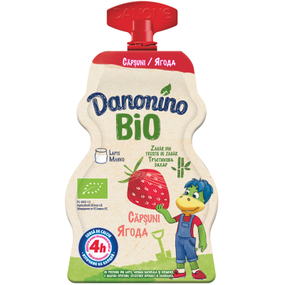 Danonino BIO căpșuni 70g Danonino BIO căpșuni 70g